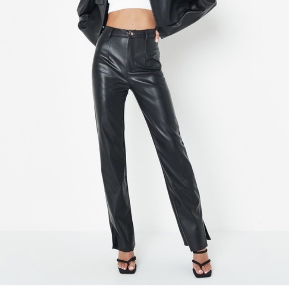Missguided leather pants